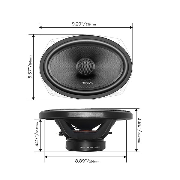 Акустика автомобильная Recoil RX69 