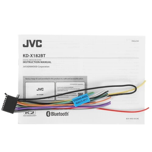 1-DIN USB/SD-ресиверы (без CD) JVC KD-X182BT 