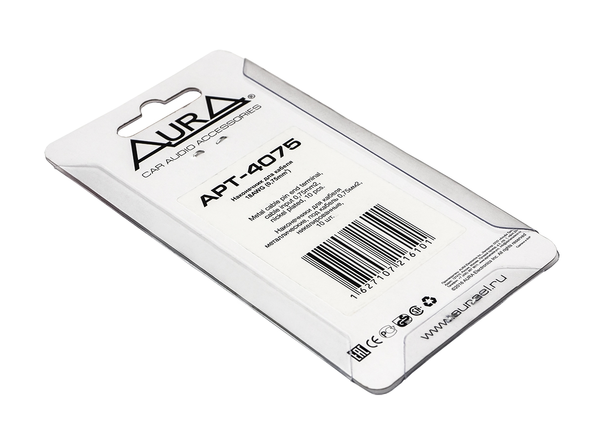 Клеммы акустические, силовые, коннекторы, гильзы AurA APT-4075 