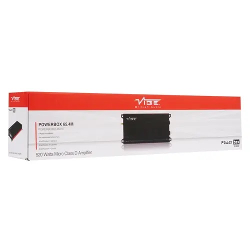 Четырёхканальные усилители Vibe Powerbox 65.4M 
