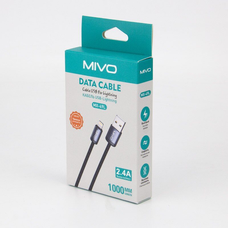 Зарядные устройства для смартфонов, Кабели Mivo MX-49L 
