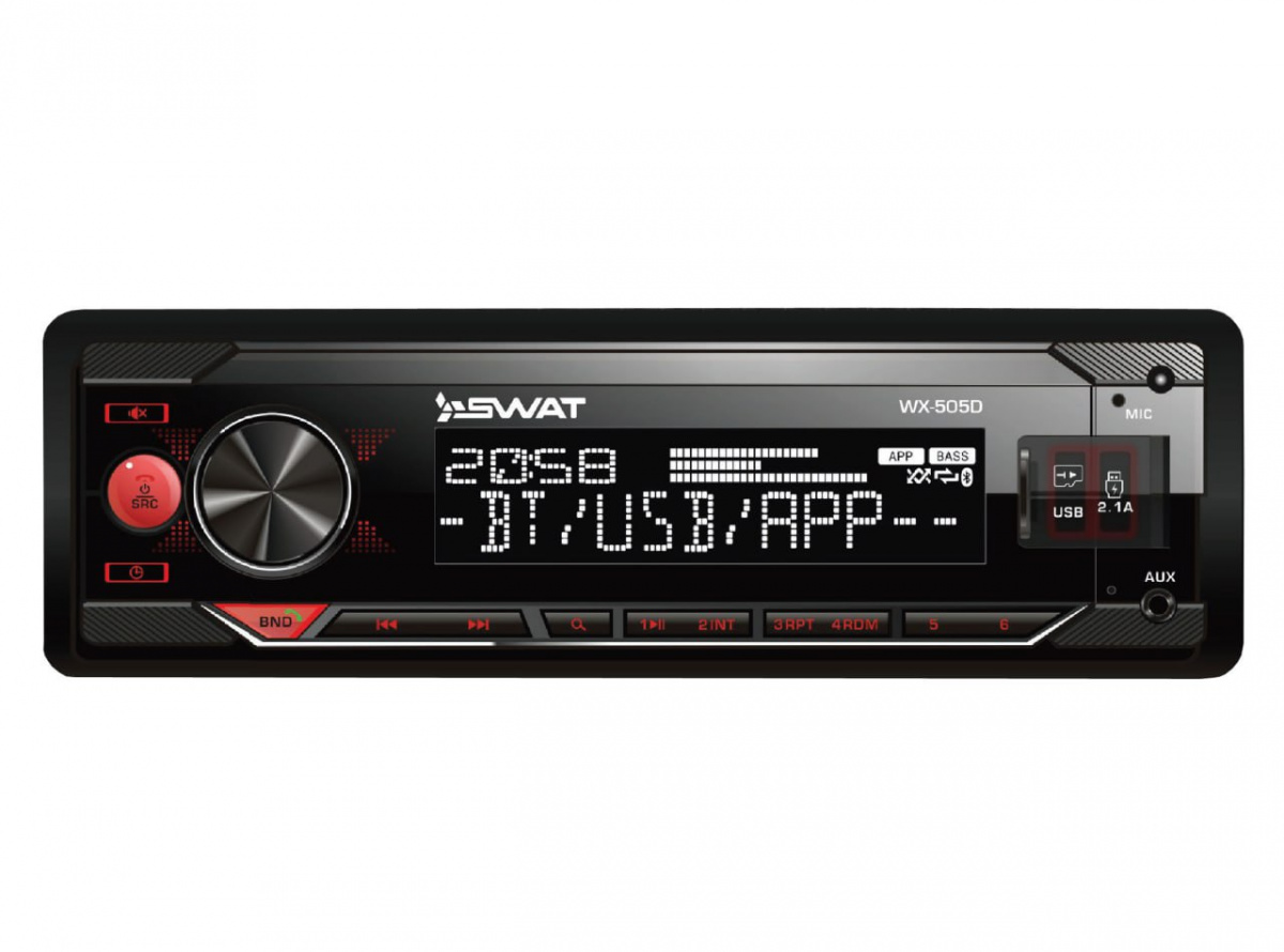 1-DIN USB/SD-ресиверы (без CD) Swat WX-505D 