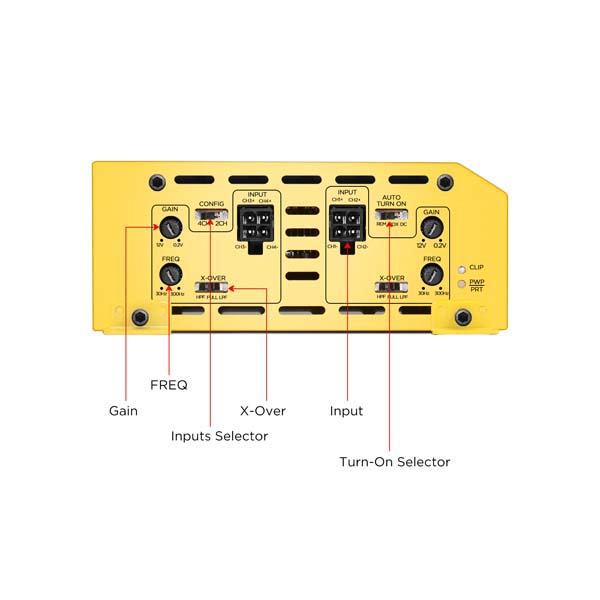 Четырёхканальные усилители Recoil RL680.4 