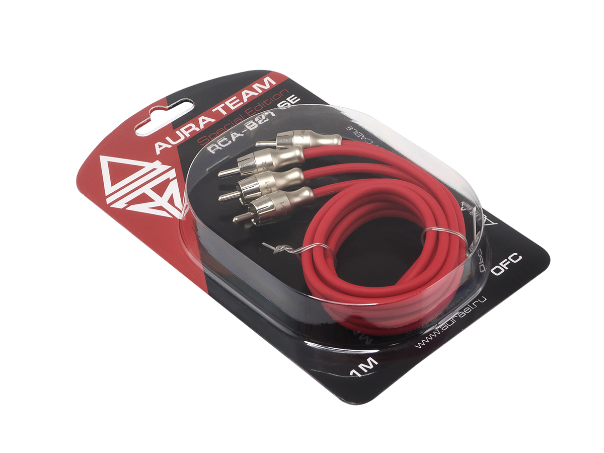 Кабели межблочные (RCA), AUX, HDMI, RCA разъёмы AurA RCA-B21 SE 