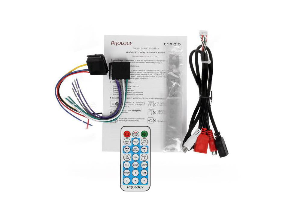 1-DIN USB/SD-ресиверы (без CD) Prology CMX-210 