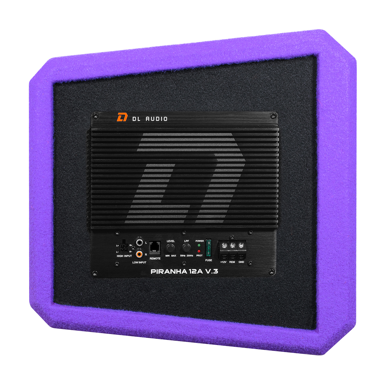 Cабвуферы корпусные активные DL Audio Piranha 12A V3 Purple 