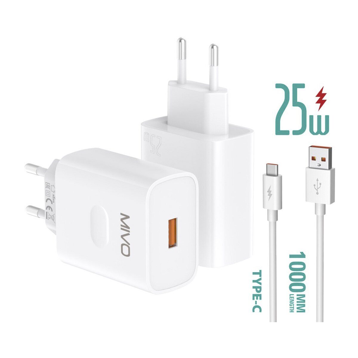 Зарядные устройства для смартфонов, Кабели Mivo MP-250Q 