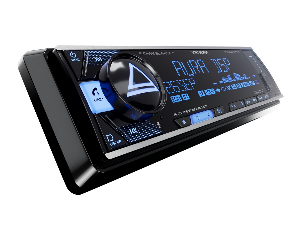 1-DIN USB/SD-ресиверы (без CD) AurA VENOM-D641DSP 