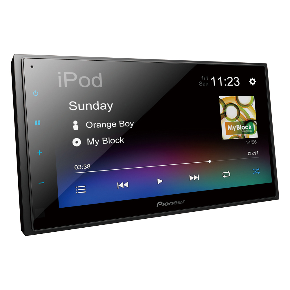2-DIN Медиа-ресиверы со встроенным ЖК-экраном (без DVD) Pioneer DMH-A345BT 