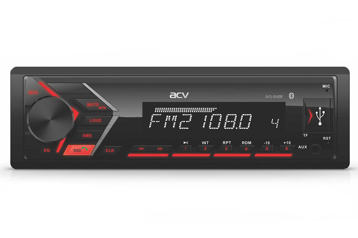 1-DIN USB/SD-ресиверы (без CD) ACV AVS-814BR 
