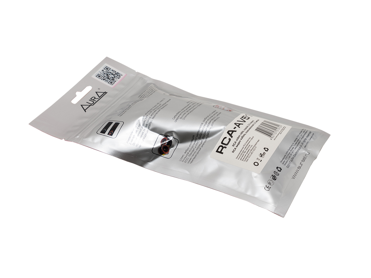 Кабели межблочные (RCA), AUX, HDMI, RCA разъёмы AurA RCA-AV51 