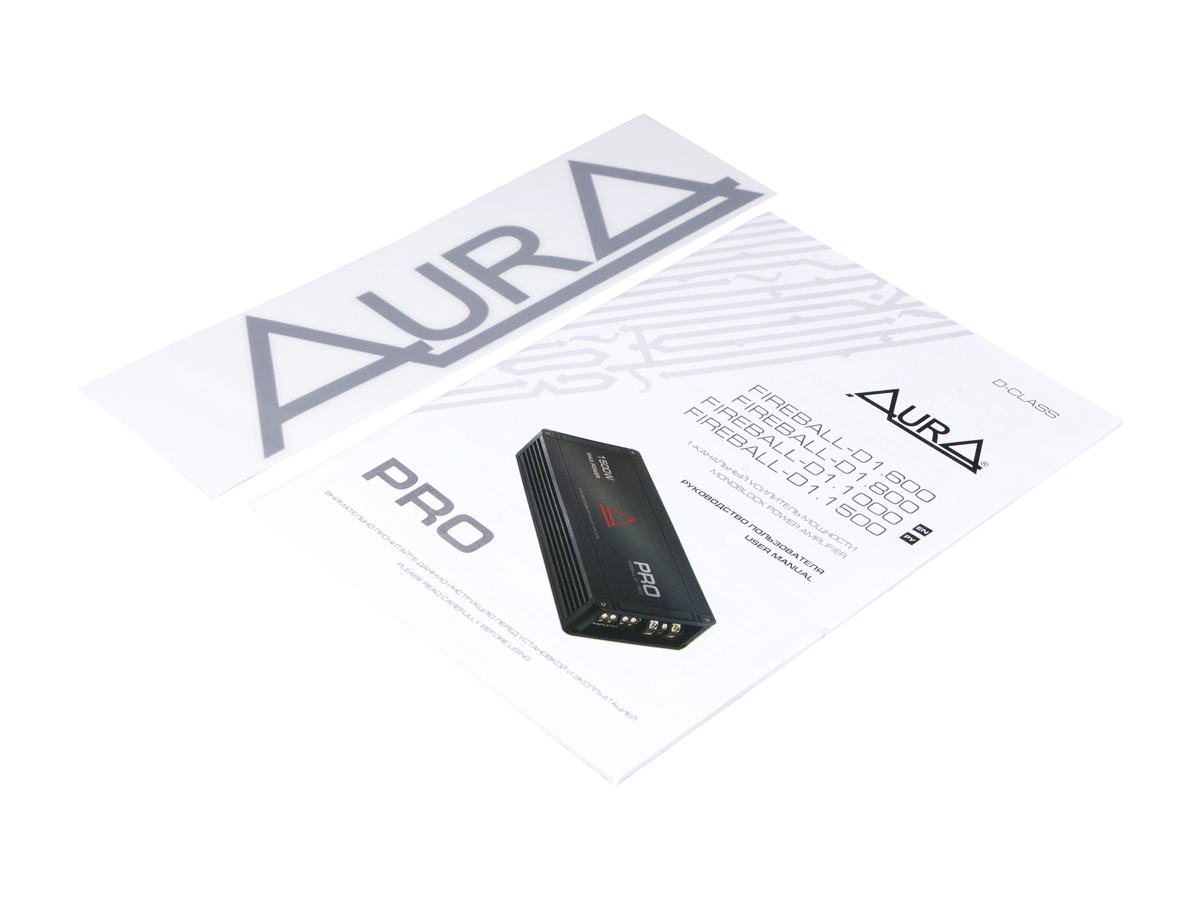 Одноканальные усилители AurA FIREBALL-D1.600 PRO 