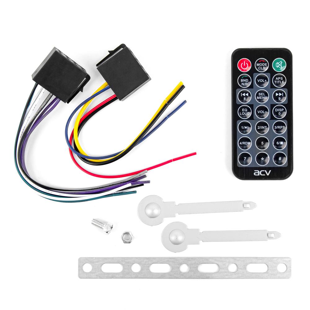 1-DIN USB/SD-ресиверы (без CD) ACV AVS-942BM 