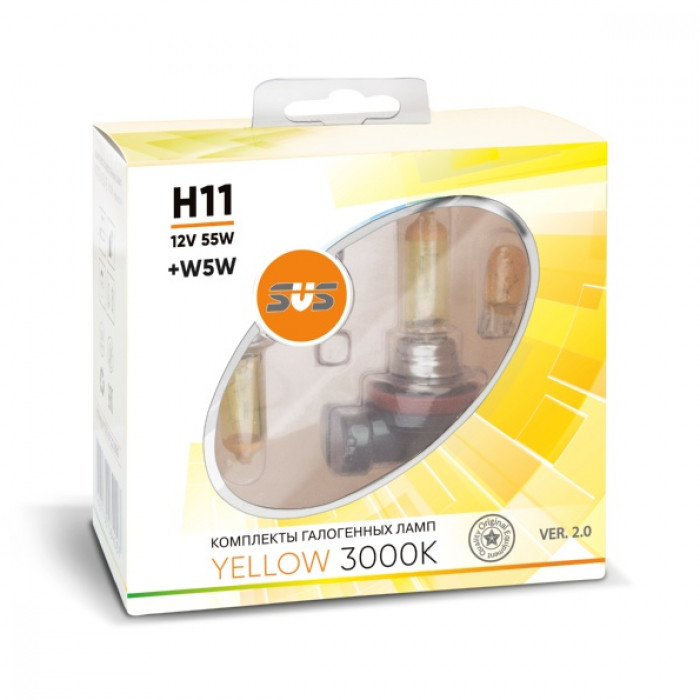 SVS H11 0200102000 YELLOW 3000K
