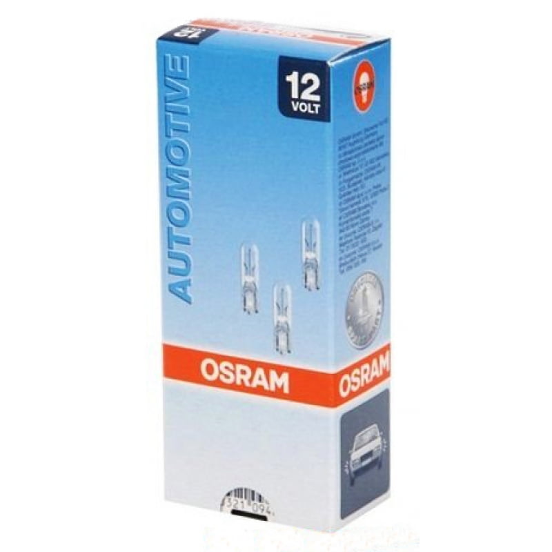 W 1.2 w. 2721 Лампа w1.2w 12v w2x4.6d Osram. Лампа 