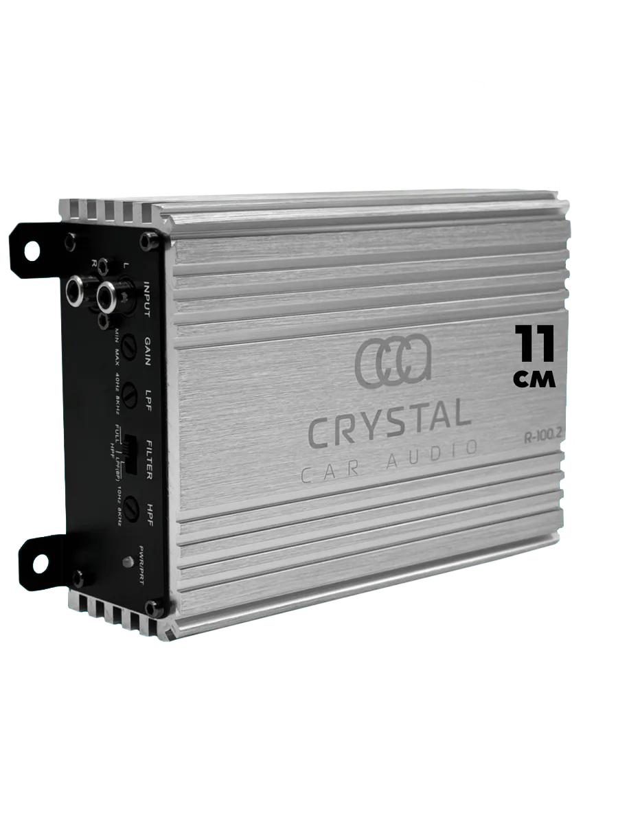 Двух и трехканальные усилители Crystal Car Audio RESONANCE R-100.2 