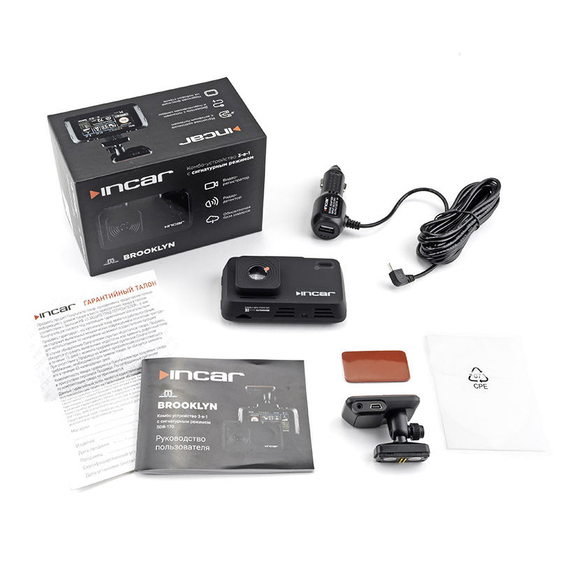 Комбоустройства (Видеорегистраторы с радар-детекторами) Incar SDR-170 Brooklyn