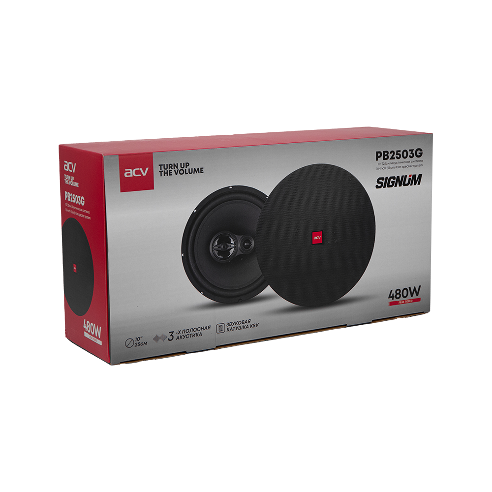 Акустика автомобильная ACV PB-2503G 