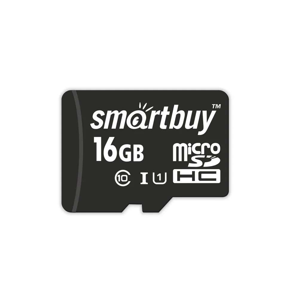 Карты памяти SD Smartbuy MicroSDHC 16Gb Class 10 (БЕЗ АДАПТЕРА SD)