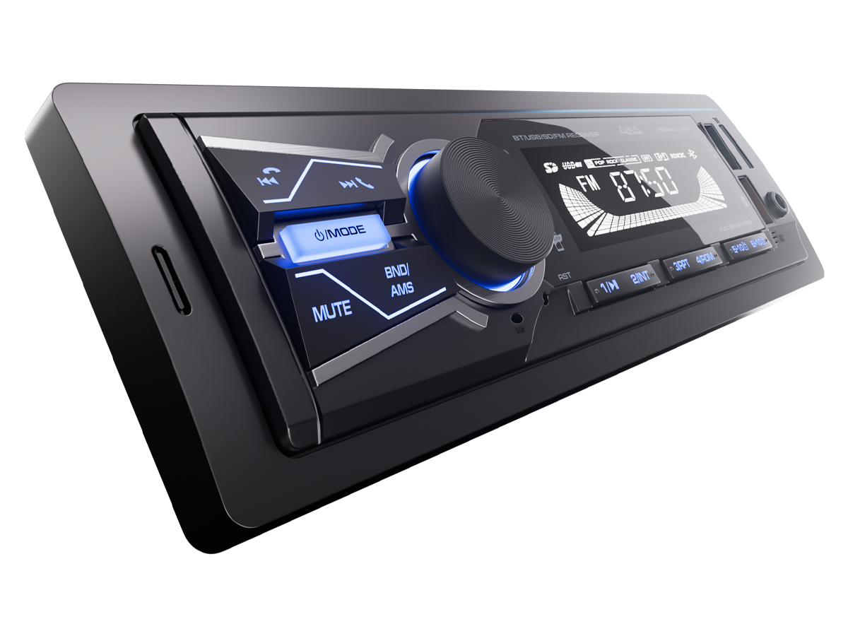 1-DIN USB/SD-ресиверы (без CD) AurA FIREBALL-102BT 