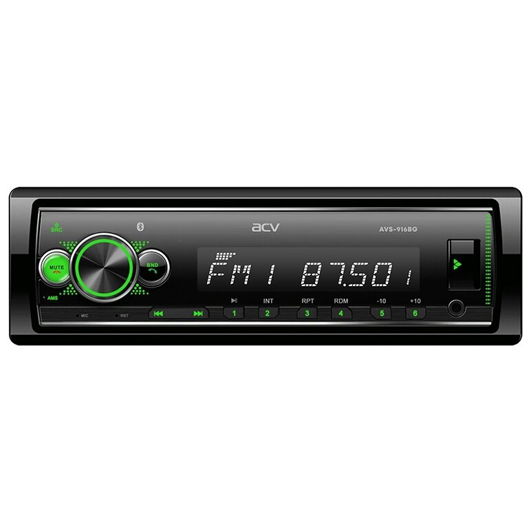 1-DIN USB/SD-ресиверы (без CD) ACV AVS-916BG 