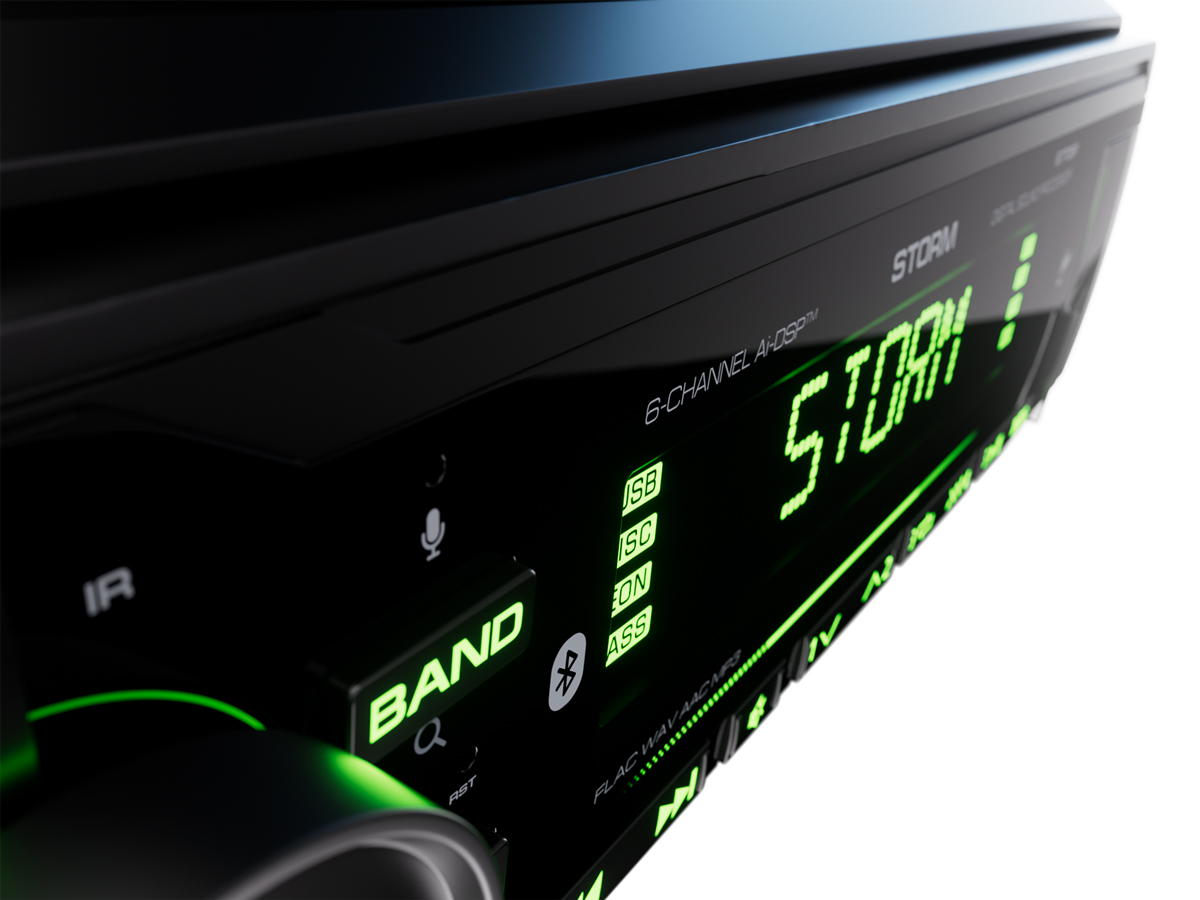 1-DIN USB/SD-ресиверы (без CD) AurA STORM-677DSP 