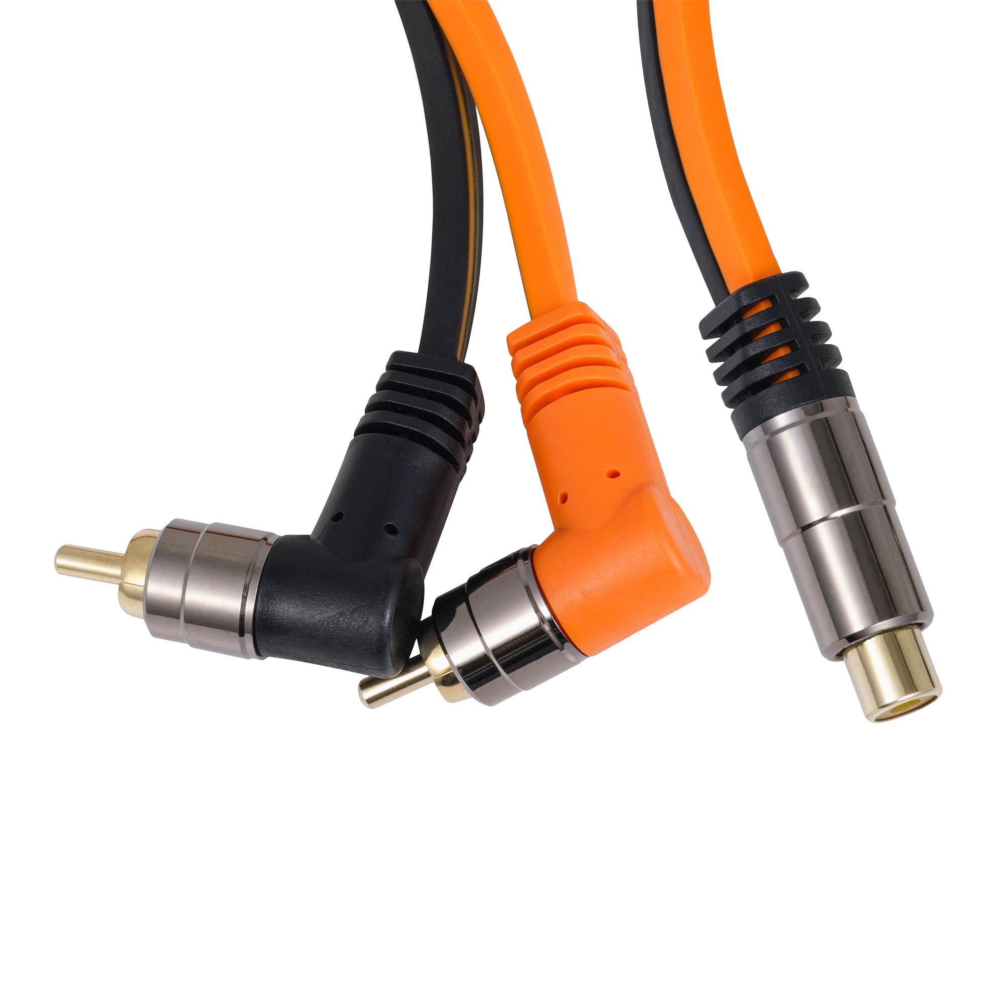 Кабели межблочные (RCA), AUX, HDMI, RCA разъёмы DL Audio Raven YRCA 1F2M 
