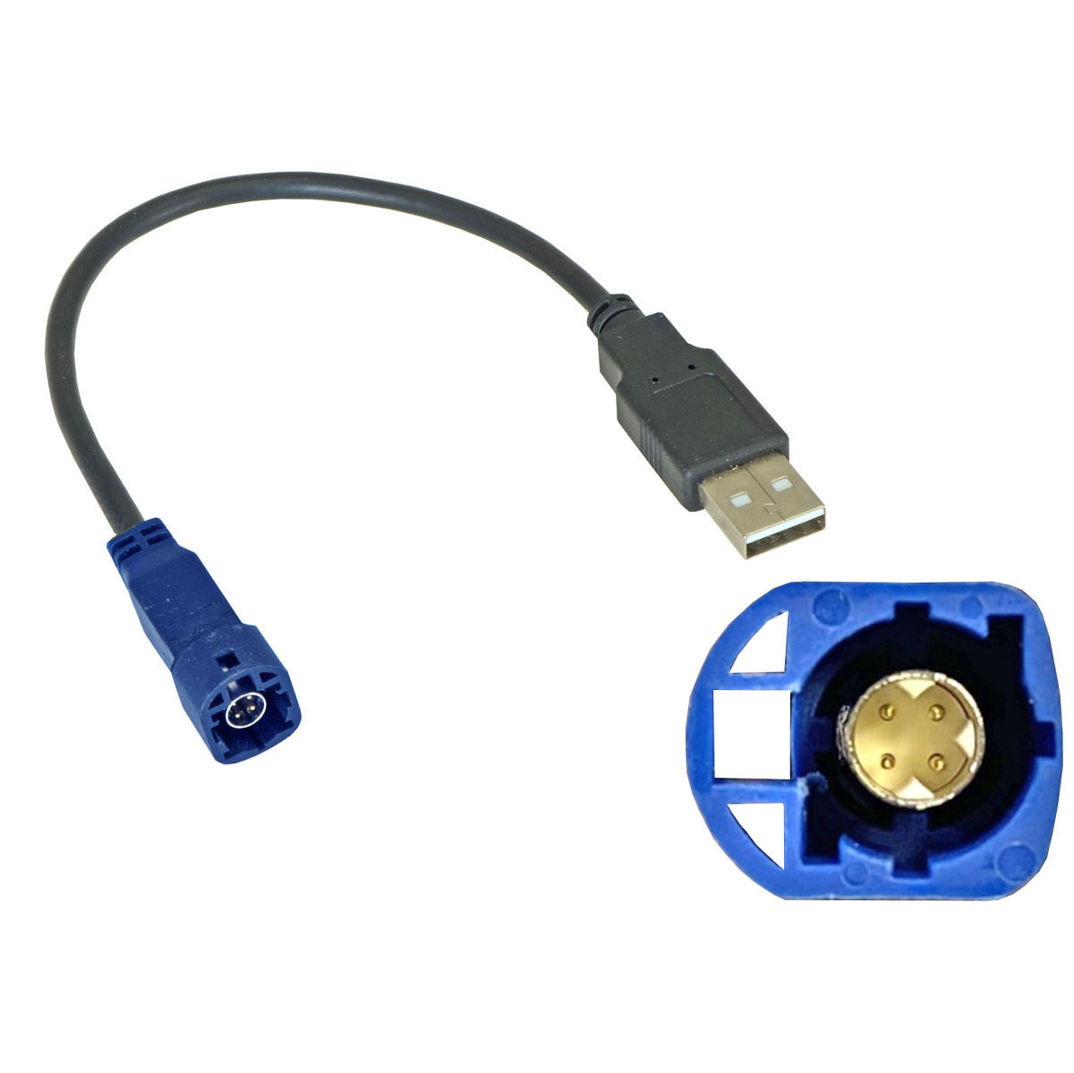 Интерфейсы и кабели для подключения USB-устройств Incar USB VW-FC108 