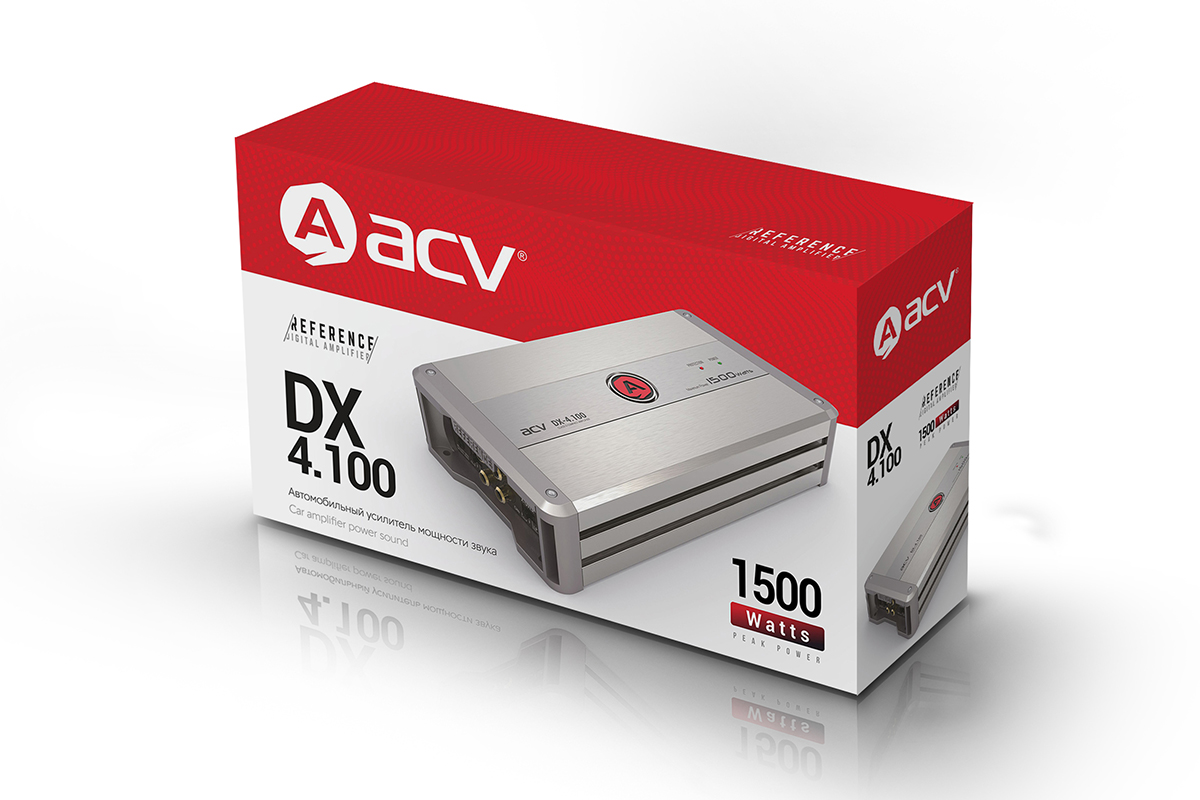 Четырёхканальные усилители ACV DX-4.100 