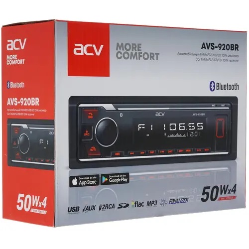 1-DIN USB/SD-ресиверы (без CD) ACV AVS-920BR 