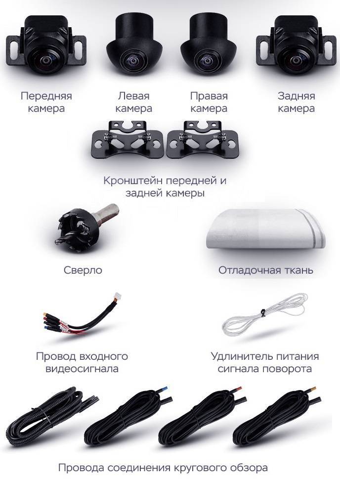 Универсальные видеокамеры, Камеры в номерных рамках, Аксессуары TEYES 3D 