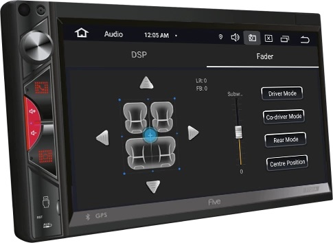 2-DIN ресиверы с навигацией FIVE F720A 