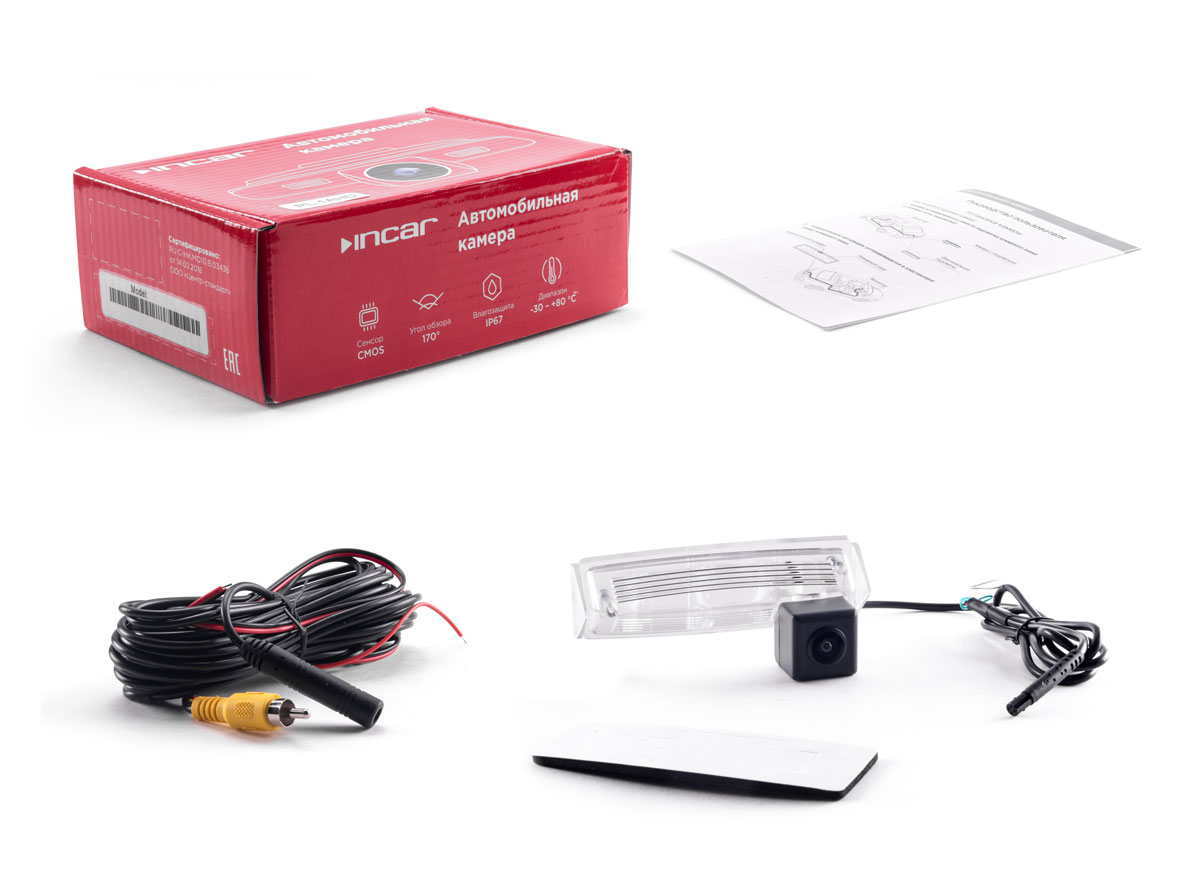 Штатные видеокамеры заднего вида для иномарок Camera Toyota Incar VDC-035FHD 