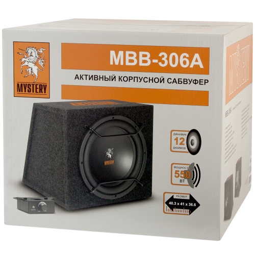Cабвуферы корпусные активные Mystery MBB-306A 