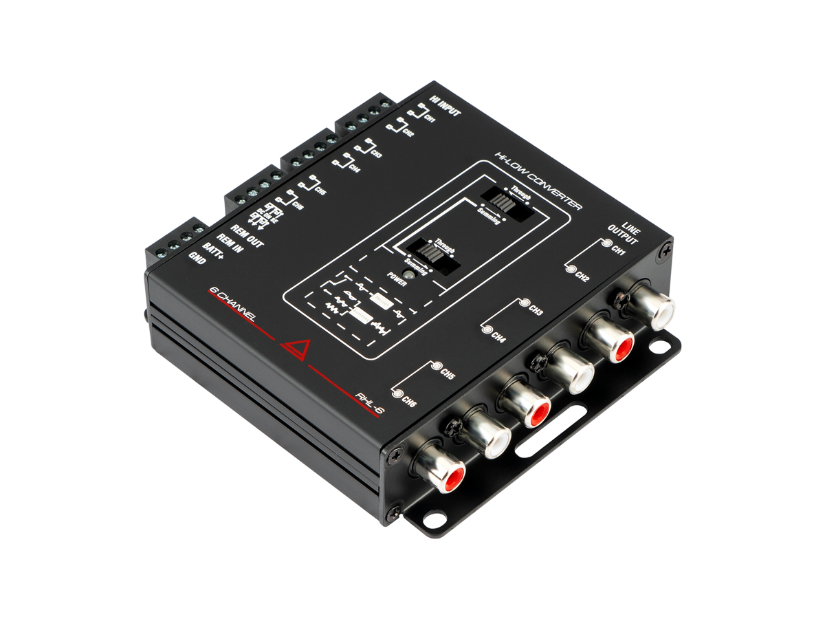 Интерфейсы для подключения усилителей AurA RHL-6 