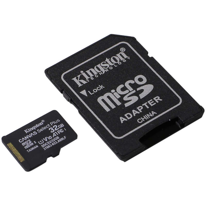 Карты памяти SD Kingston MicroSD 32Gb UHS-I U1