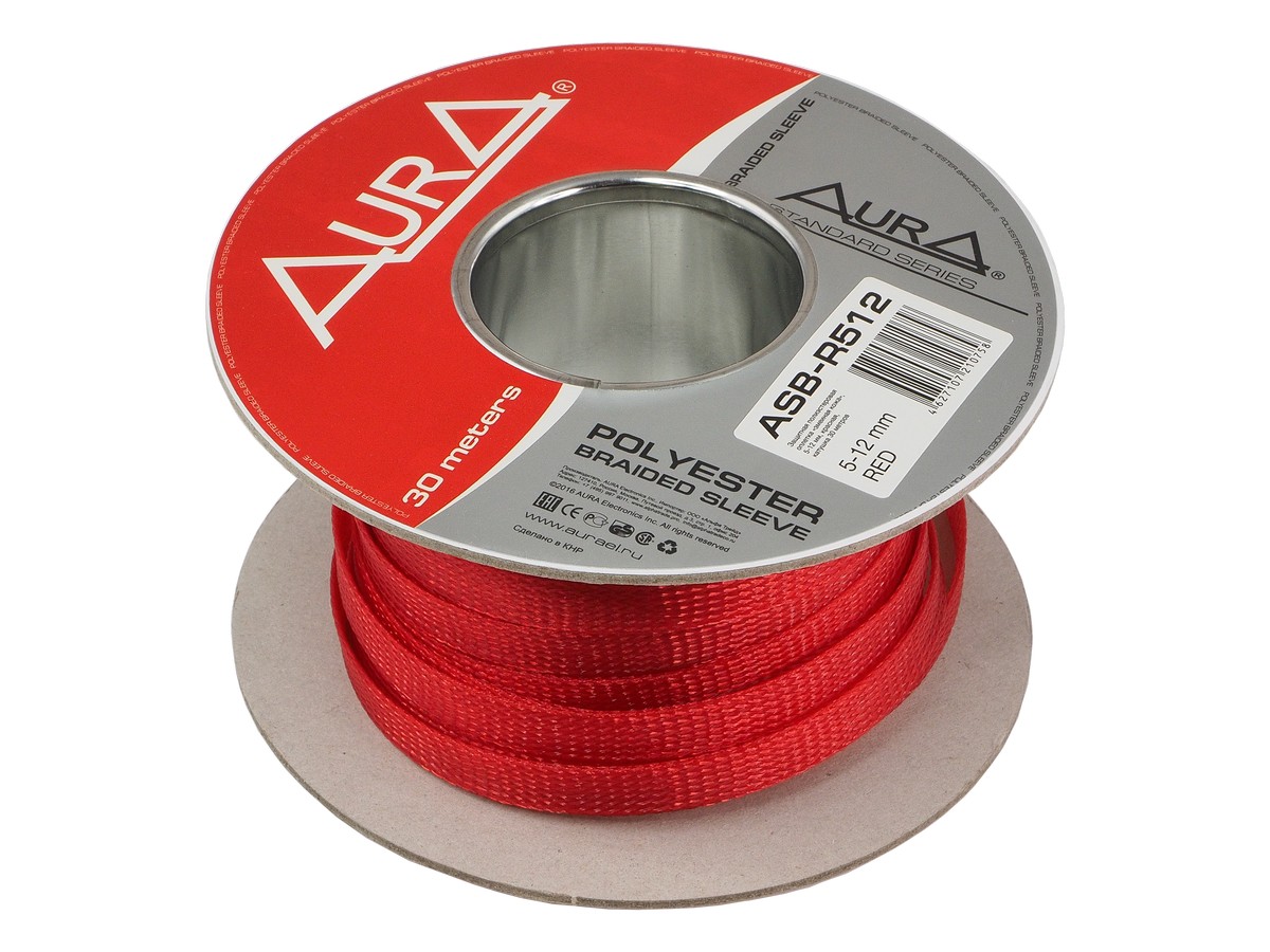 Полиэстеровый рукав (змеиная кожа) AurA ASB-512 RED 