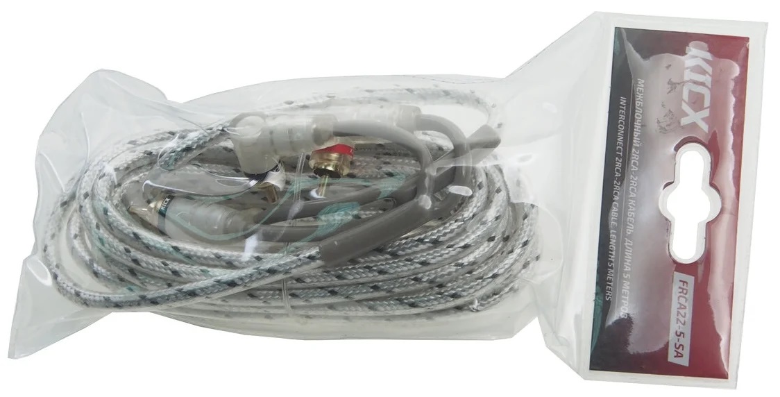 Кабели межблочные (RCA), AUX, HDMI, RCA разъёмы KICX FRCA22-5-SA 