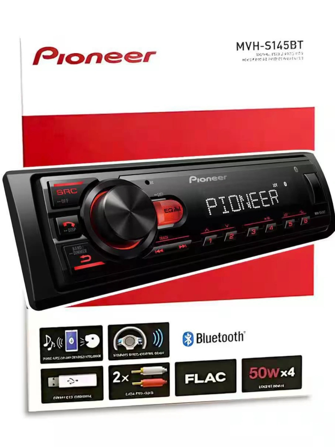 1-DIN USB/SD-ресиверы (без CD) Pioneer MVH-S145B 
