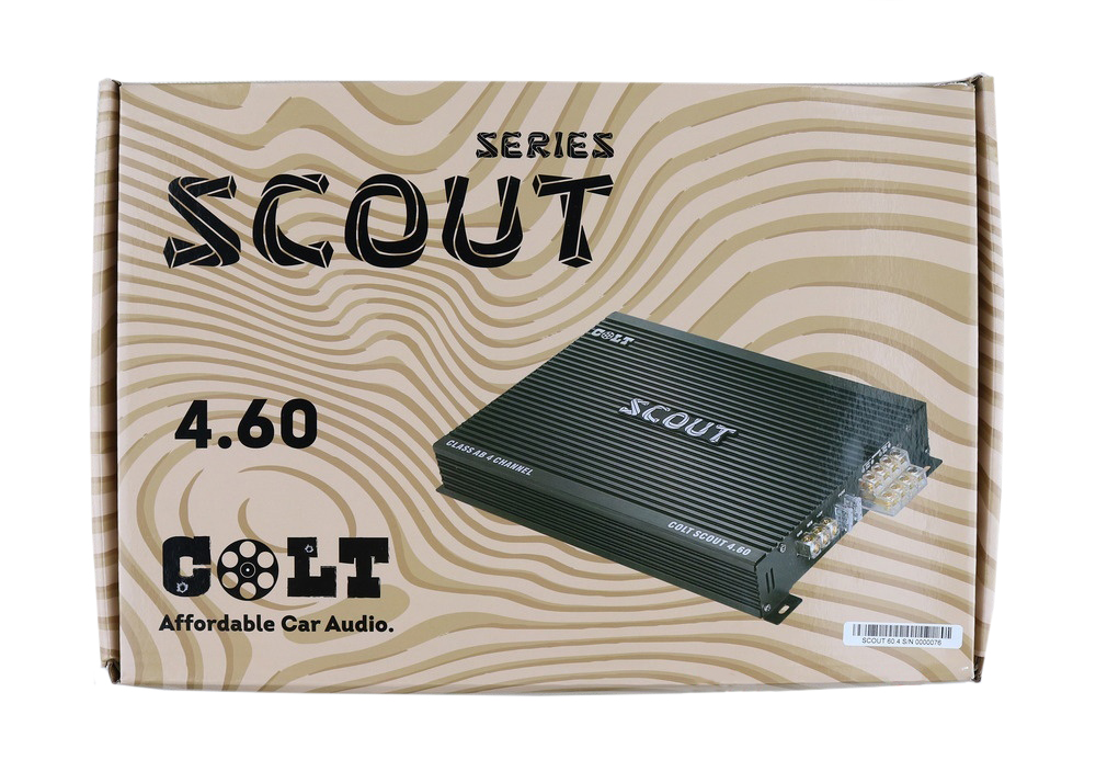 Четырёхканальные усилители COLT SCOUT 4.60 