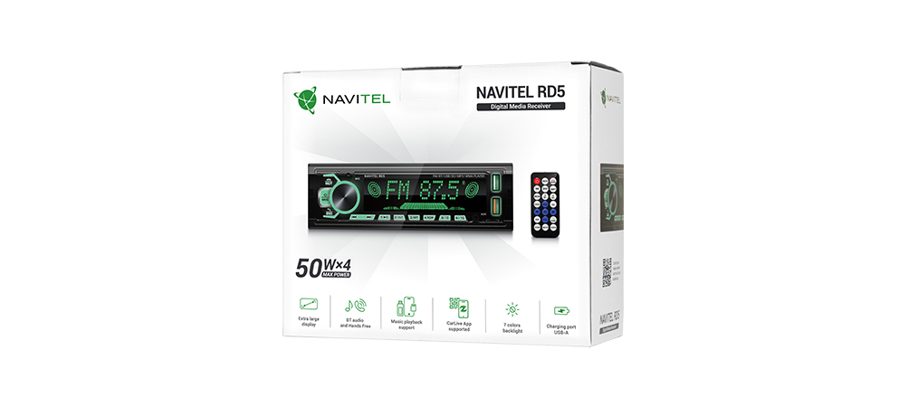 1-DIN USB/SD-ресиверы (без CD) NAVITEL RD-5 