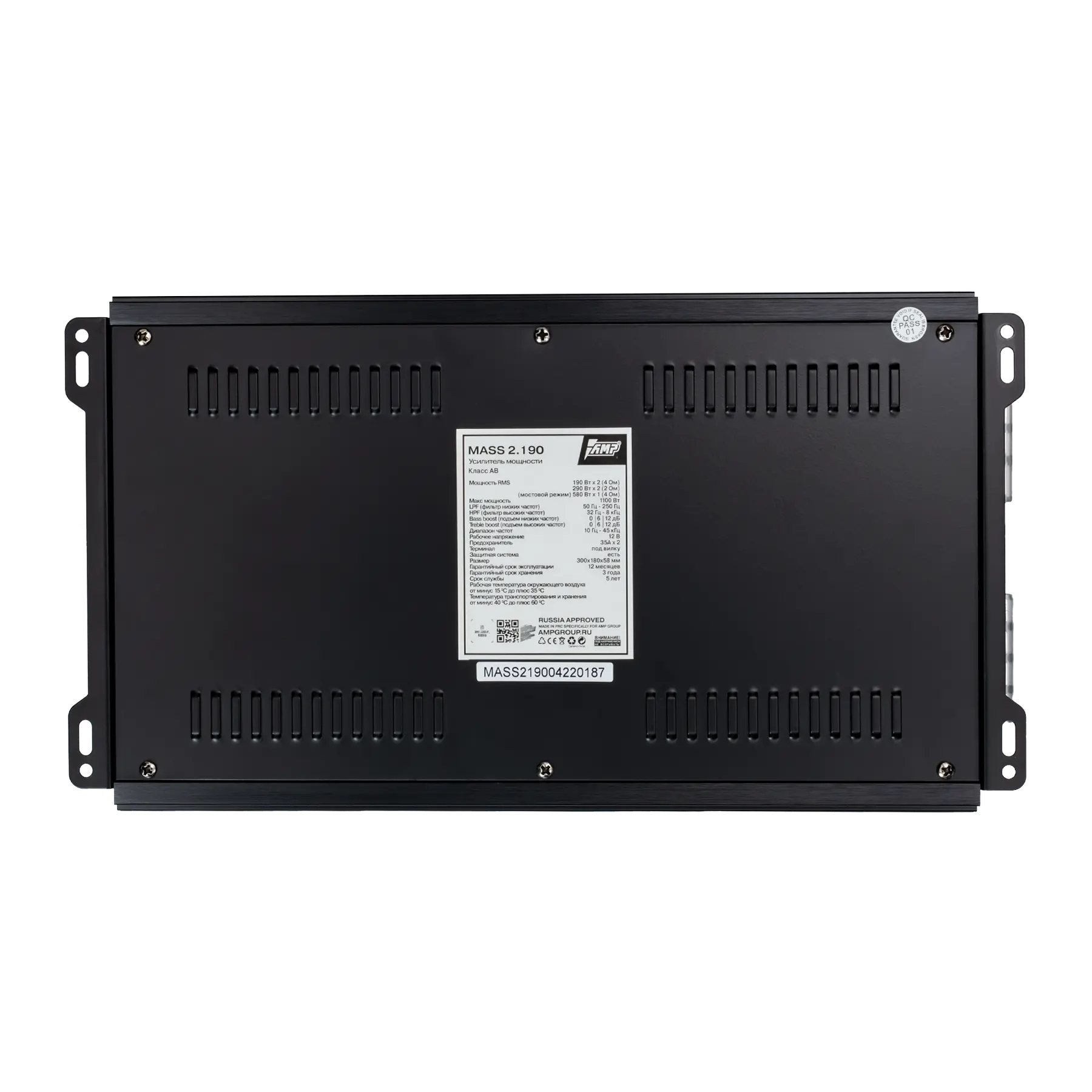 Двух и трехканальные усилители AMP MASS 2.190 