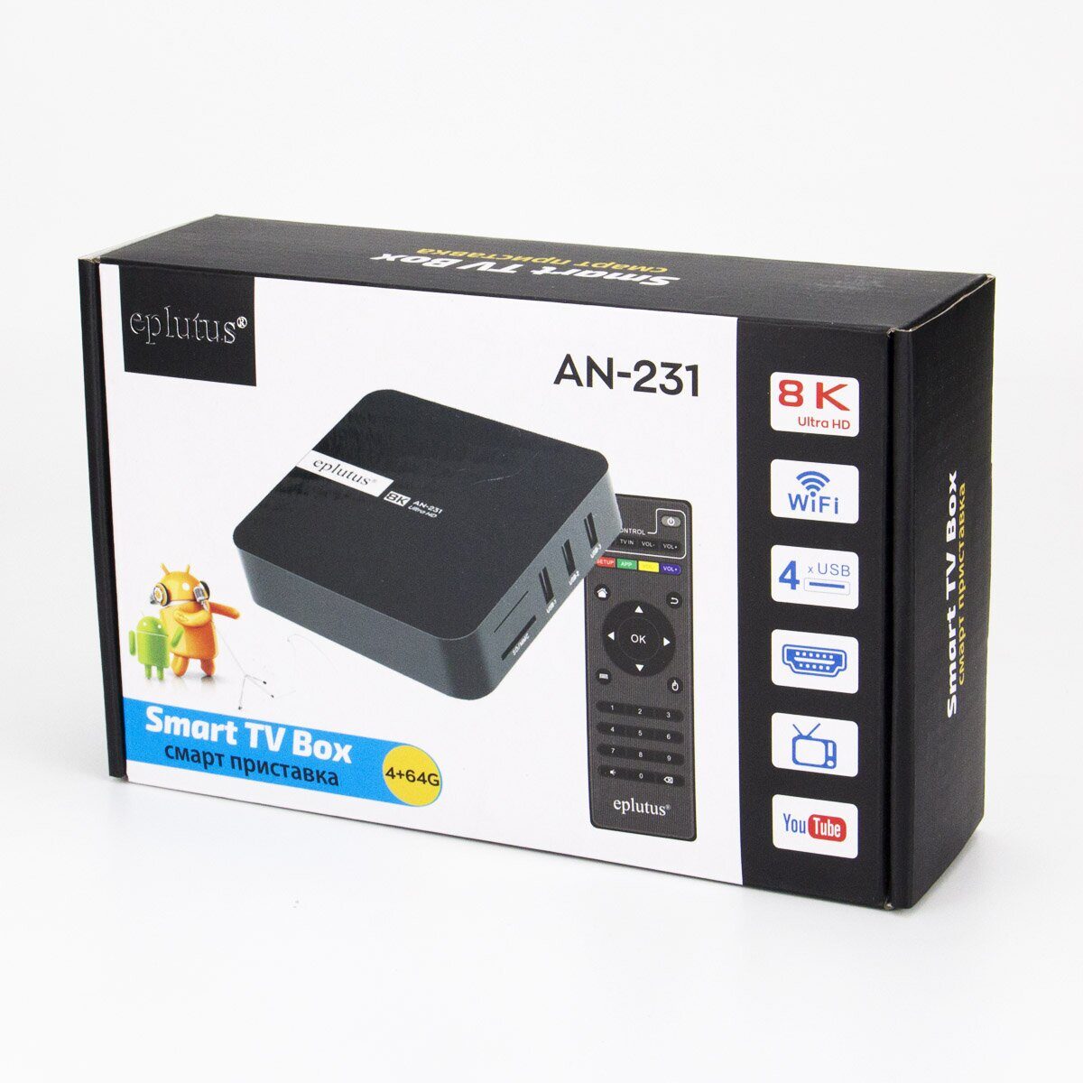 TV-тюнеры аналоговые, цифровые (DVB-T/T2) Eplutus AN 231 