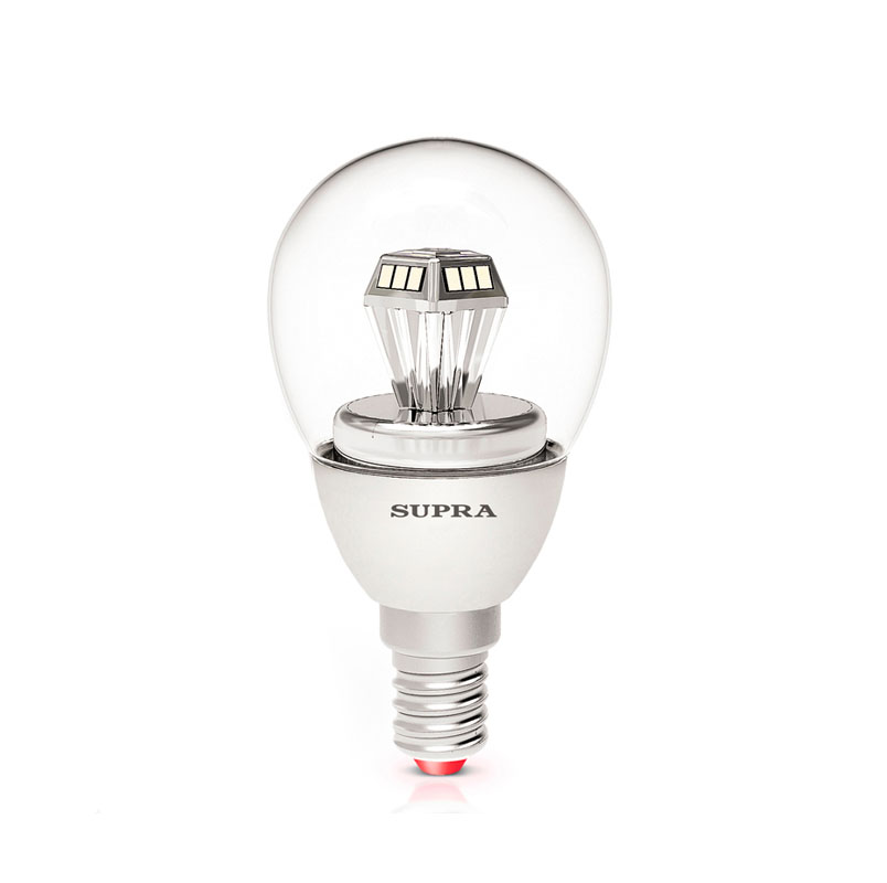 Лампы Supra SL-LED-CR-G45-4W/4000/E14