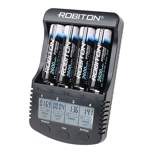 Аккумуляторы. Зарядные устройства ROBITON MasterCharger Pro