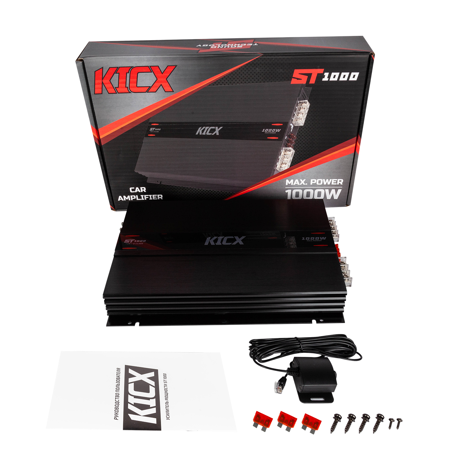 Одноканальные усилители KICX ST 1000 