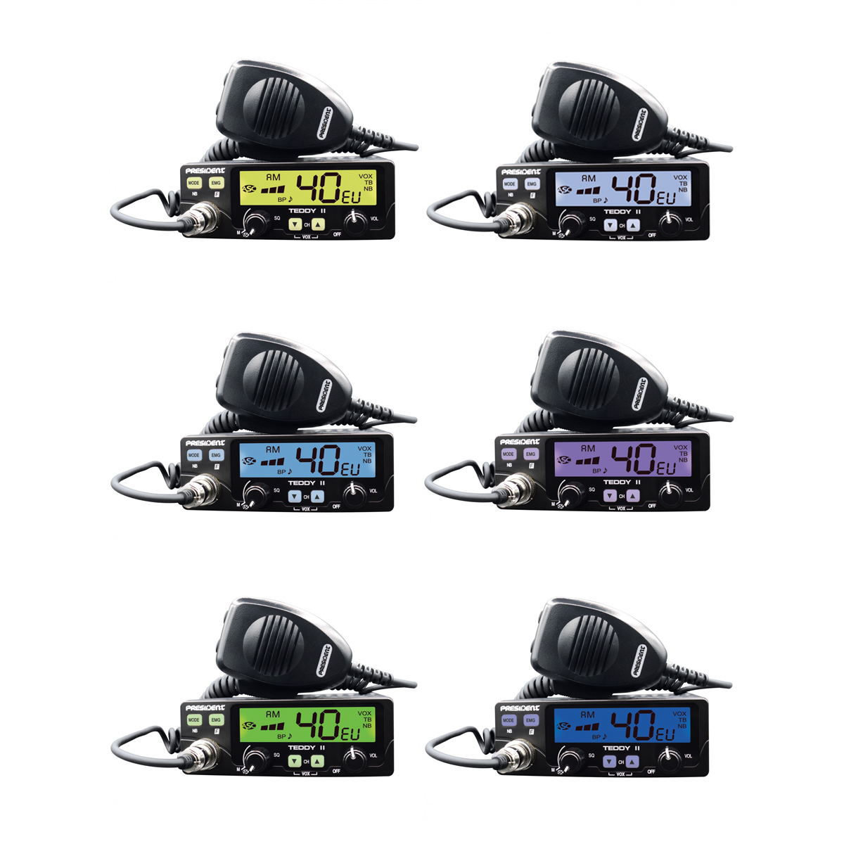 Радиостанции автомобильные 27МГц President TEDDY II