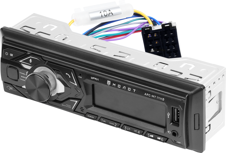1-DIN USB/SD-ресиверы (без CD) Ural Урал МОЛОТ АРС-МТ 111К 