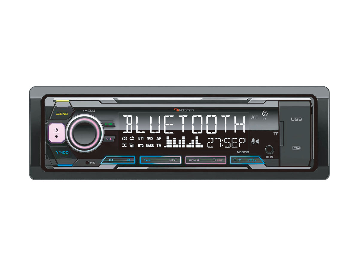 1-DIN USB/SD-ресиверы (без CD) Nakamichi NQ517B 