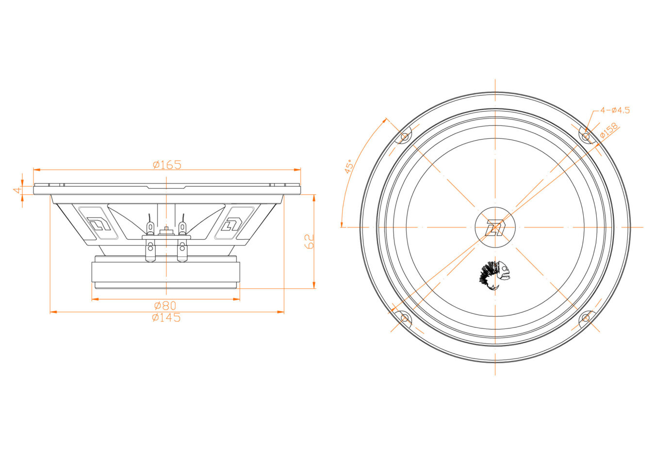DL Audio Piranha 165 V2